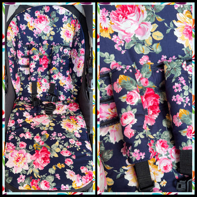 Navy basd floral
