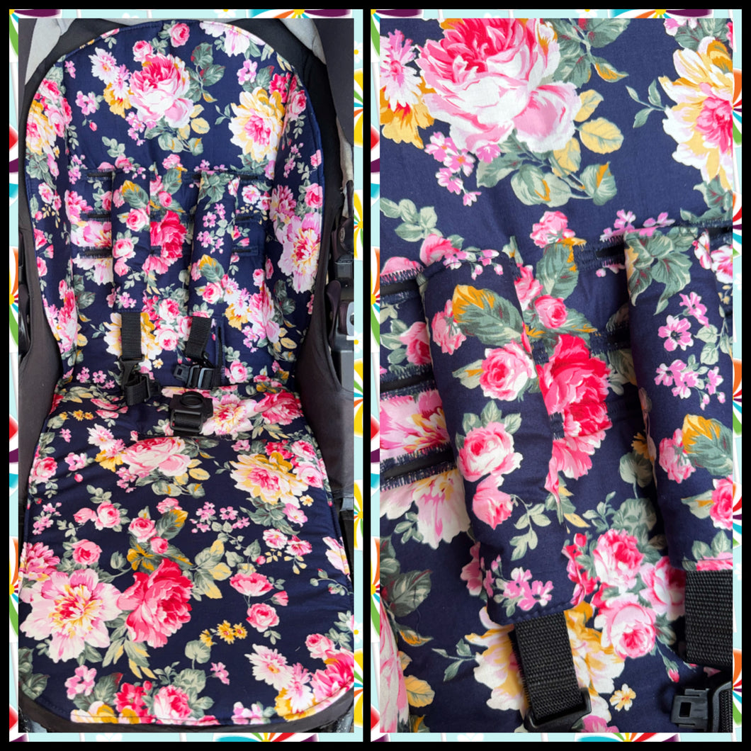 Navy basd floral