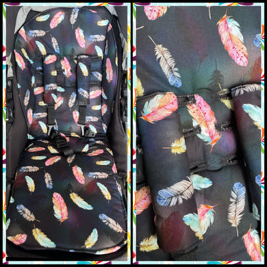 Holographic feathers