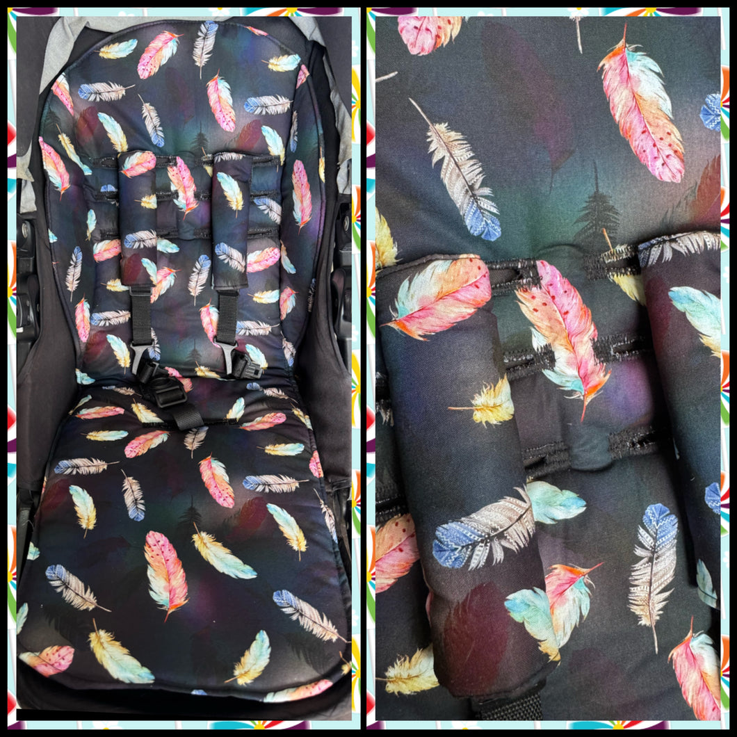 Holographic feathers